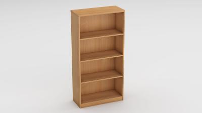 Open shelf bookcase