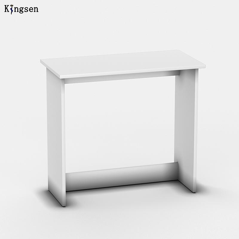 simple computer desk with partical board