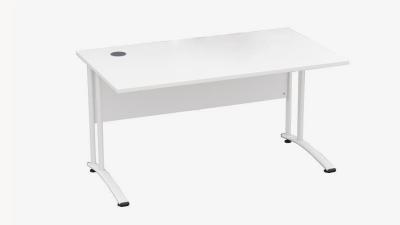 Office desk with cantilever legs