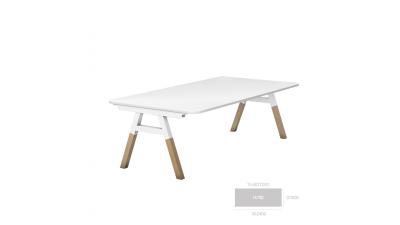 Boardroom table in A metal legs