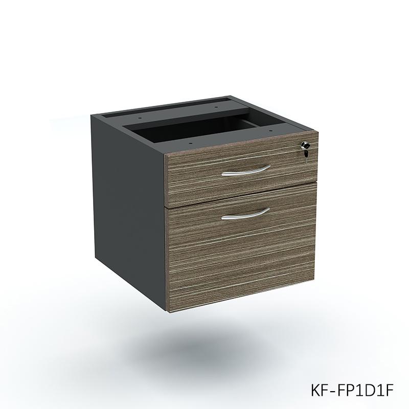 Hanging pedestal in 3 drawer or 1 drawer and 1 filing drawer