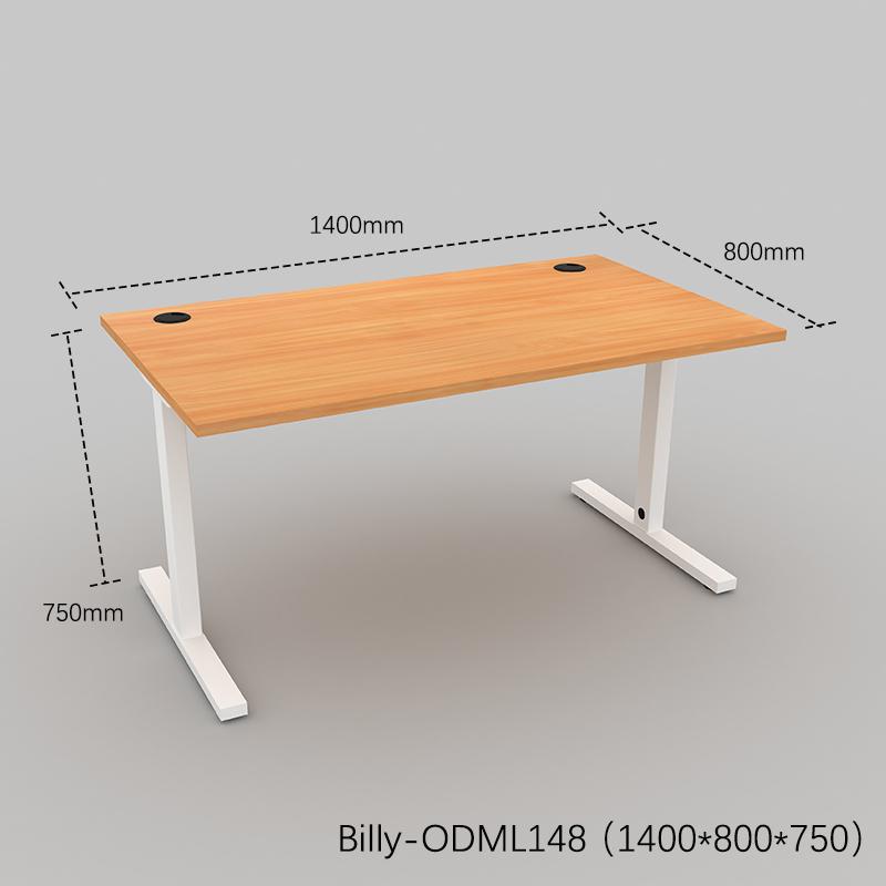 Office desk with cantilever legs