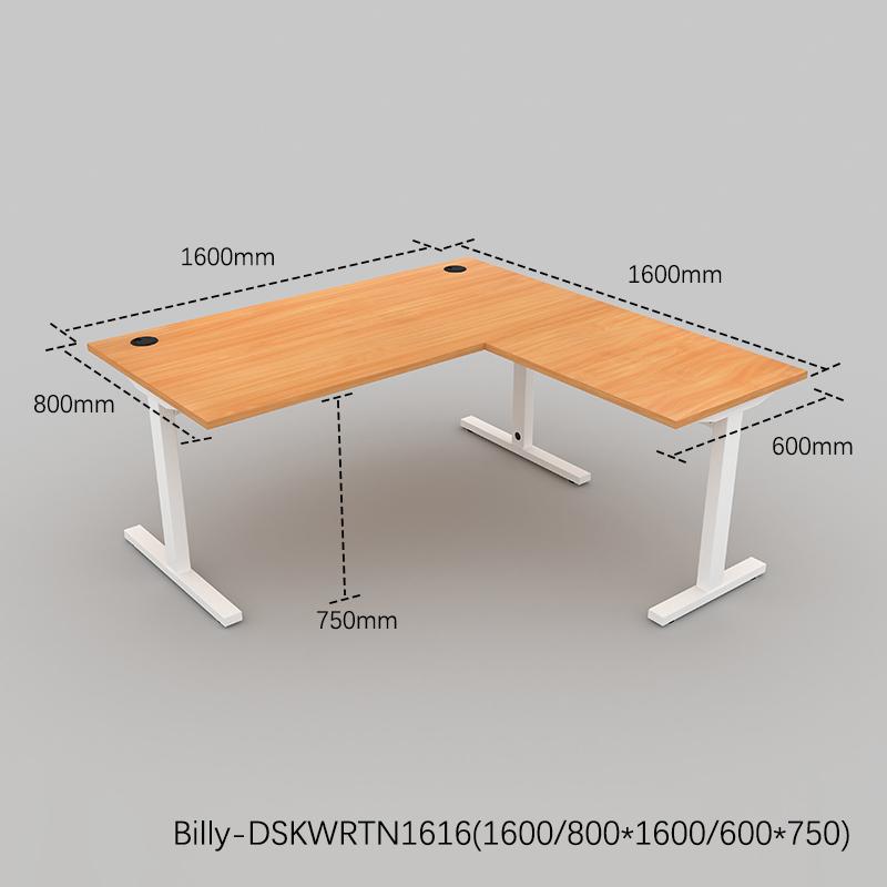 Ergonomic L-shape desk