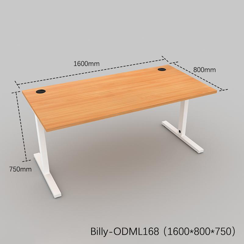 Office desk with cantilever legs