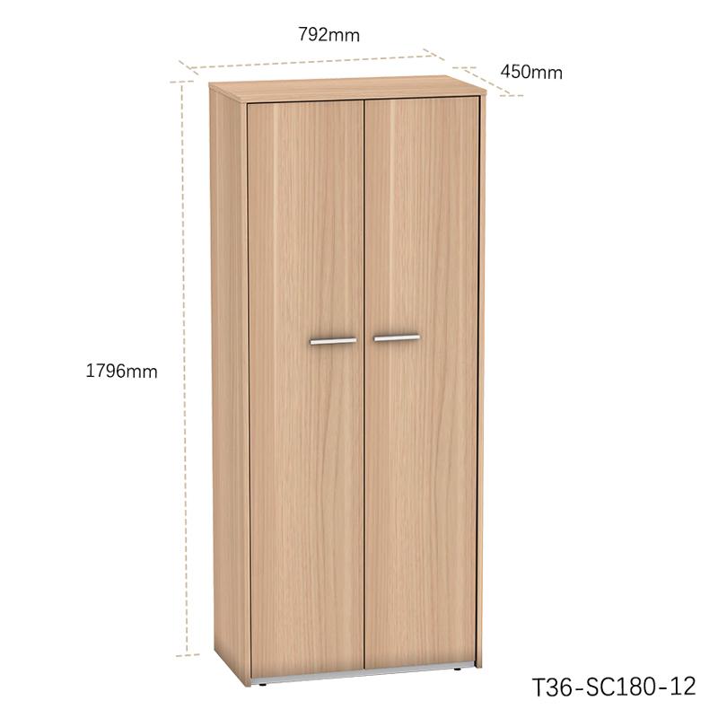Storage cupboards with doors